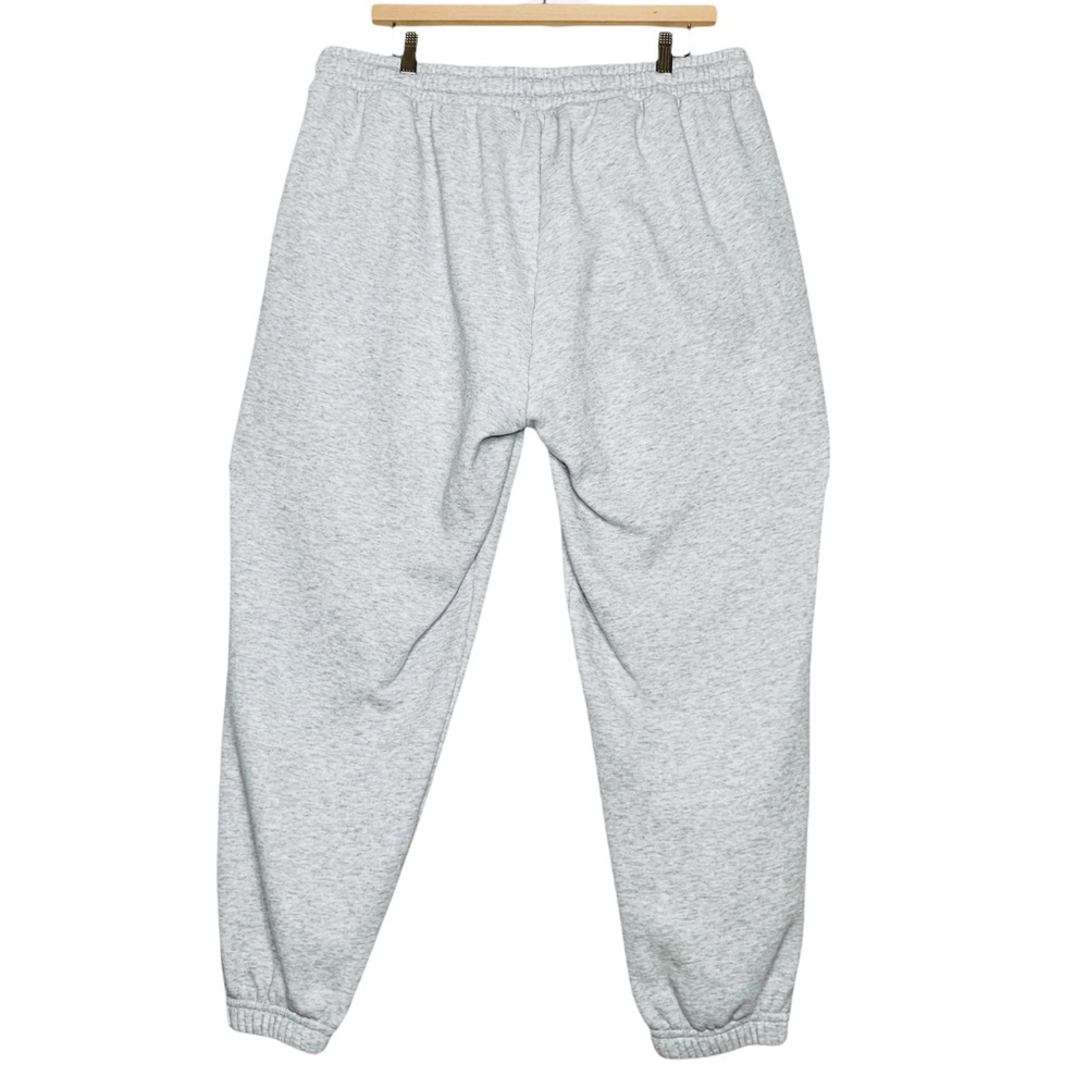 Fabletics Jogger Sweatpants Size 1X Heather Gray Cozy Fleece Leisure Casual - Picture 3 of 10